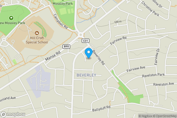 Map location for 8, Waverley Crescent, Newtownabbey, County Antrim, BT36 6NU