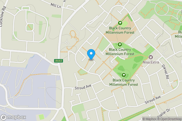 Map location for 32. Ernest Clark Close, Willenhall, West Midlands, WV12 4DY