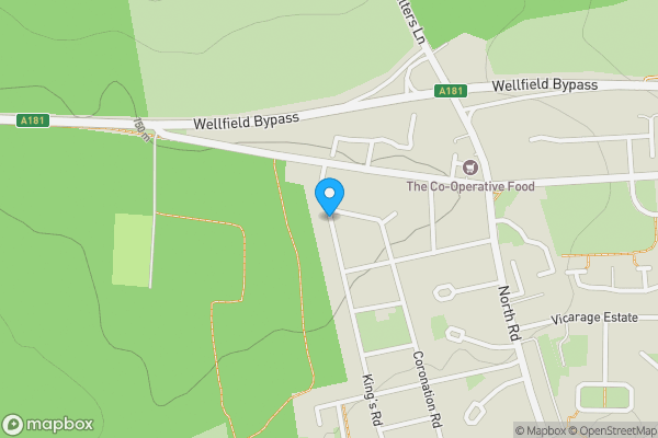 Map location for Kings Road, Wingate, County Durham, TS28 5JP