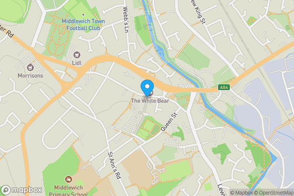 Map location for 15A - 21a Wheelock Street, Wallcroft Gardens, Middlewich, Cheshire, CW10 9AG