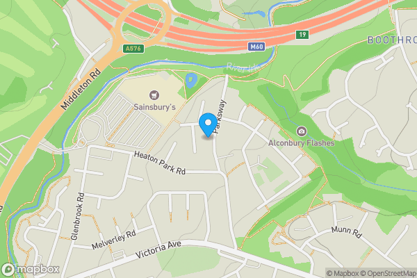 Map location for 17 Parksway, Manchester, M9 0QJ