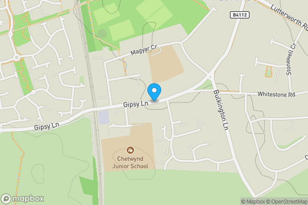 Map location for Plot 2, Land At Gipsy Lane/ Marston Lane, Nuneaton, Warwickshire CV11 4SE