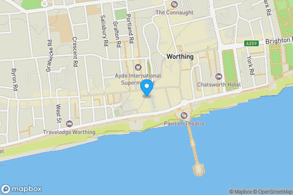 Bn11 Postcode Map 6, Montague Place, Worthing, West Sussex, BN11 3BG