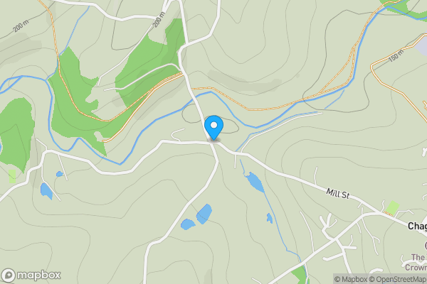Map location for Chagford Hydro Electric Power Station, Mil Street, Chagford, Devon, TQ13 8JZ