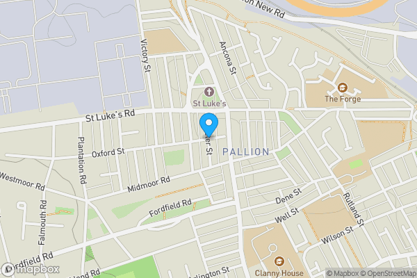 Map location for Exeter Street, SUNDERLAND, Tyne and Wear, SR4 6QX