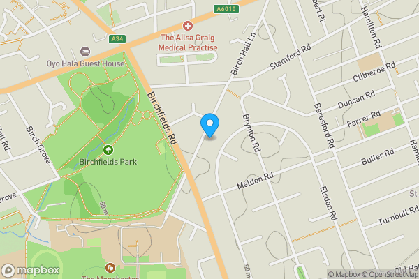 Map location for 81 Birch Hall Lane, Longsight, Manchester, M13 0XY