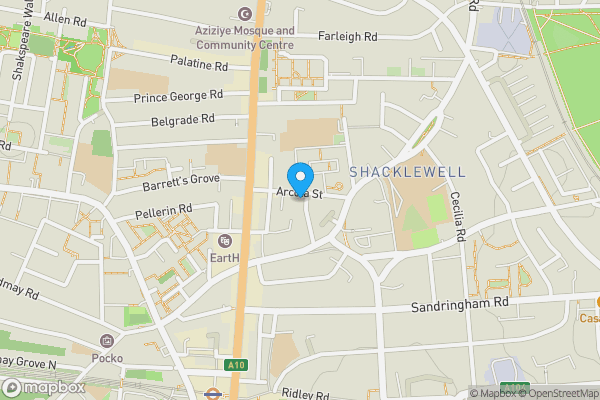 Map location for The Ground Floor, 11 Dunn Street, Dalston, London, E8 2DG