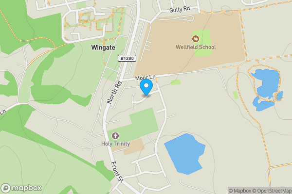 Map location for Winford Grove, WINGATE, County Durham, TS28 5DU