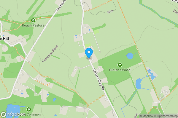 Map location for Luckystone, Carters Clay Road, ROMSEY, Hampshire, SO51 0GL