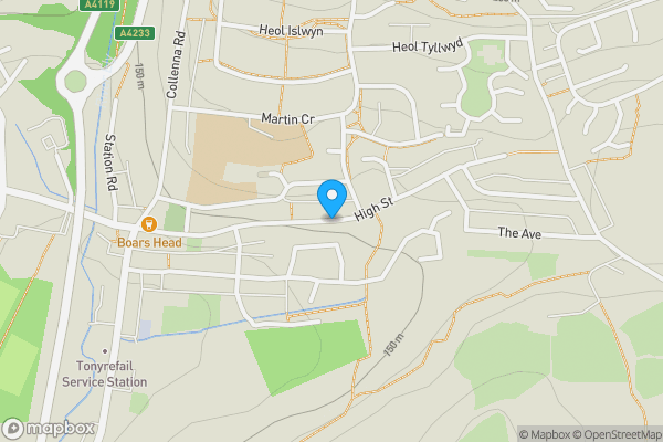 Tonyrefail Mapbasic The Old Library Site High Street, Tonyrefail, Porth, Mid Glamorgan ...