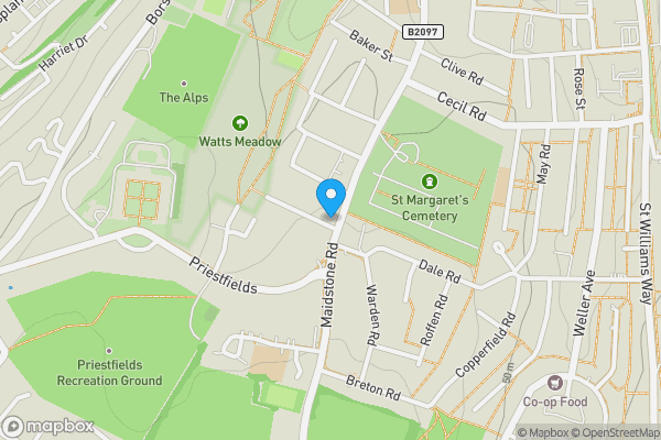 Map location for Flat 6 Emma Court, 142 Maidstone Road, Rochester, Kent, ME1 3EA