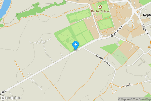 Map location for Land at Pinewood, Burton Road, Repton, Derby, Derbyshire, DE65 6FN