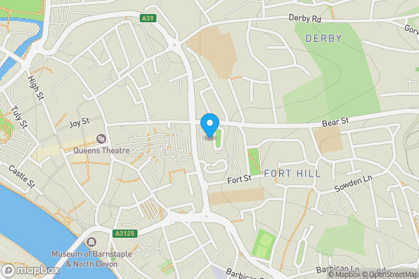 Map location for 13 Ebberley Lawn, Barnstaple, Devon, EX32 7DJ