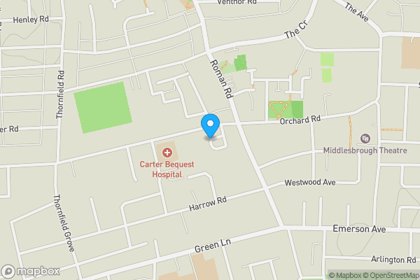 Map location for Apartment 5, Trinity, Cambridge Square, MIDDLESBROUGH, Cleveland, TS5 5PG