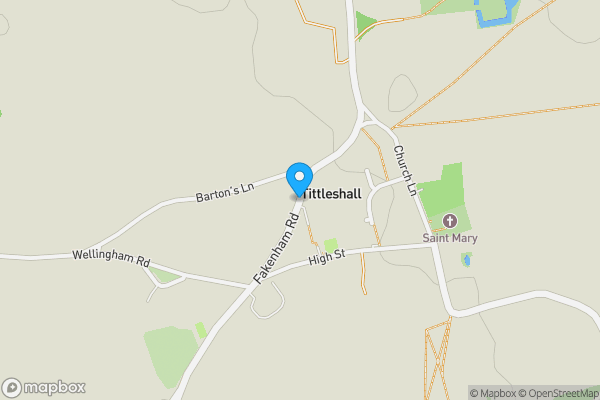 Map location for 2 Railway Cottages Fakenham Road, Hillington, King's Lynn, Norfolk, PE31 6DJ