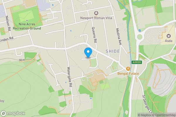 Map location for Sydney Close, Newport, Isle of Wight, PO30 1YG