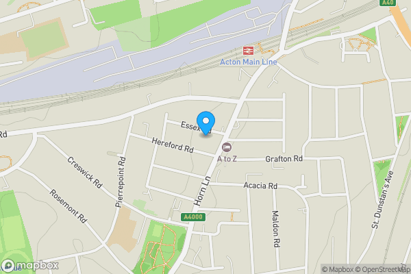 Map location for Flat B, 6 Essex Road, Acton, London, W3 9JA