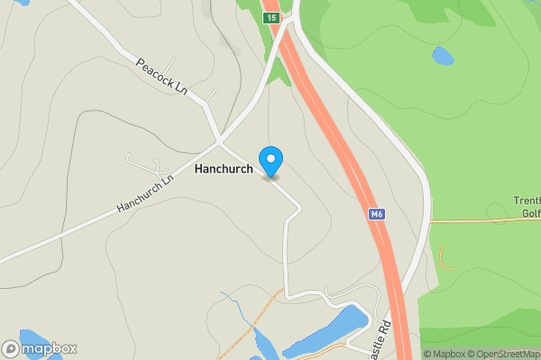 Map location for Ivy Cottage, Ridding Bank, Hanchurch, Stoke-on-Trent, ST4 8SB