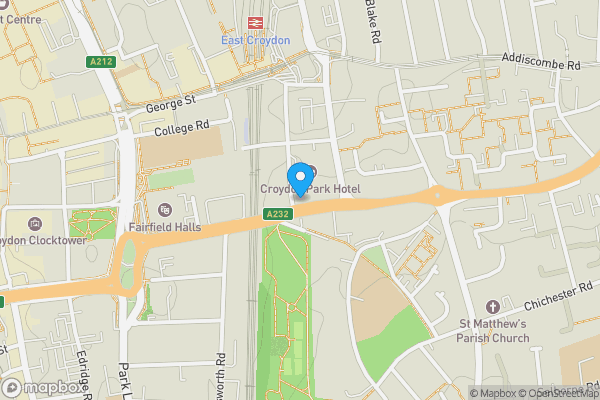 Map location for Flat 108, Altitude Apartments, 9, Altyre Road, CROYDON, Surrey, CR0 5BP