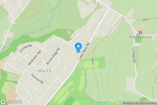 Map location for 236 Wildmoor Avenue, Oldham, OL4 5PX