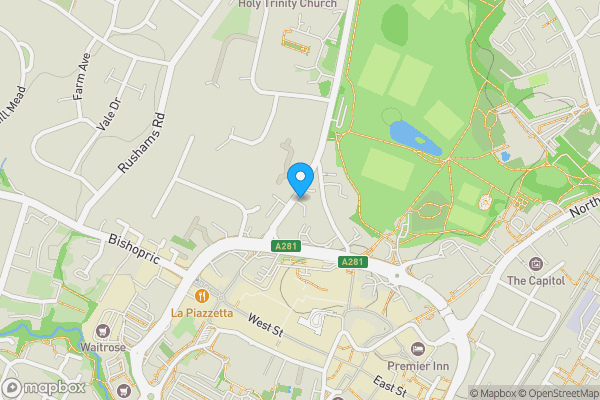 Map location for 48 - 50 Springfield Road, Horsham, RH12 2PD
