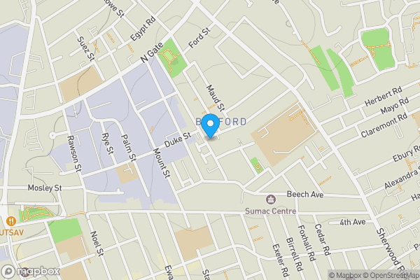 Map location for 93 Gawthorne Street, Nottingham, NG7 7JU