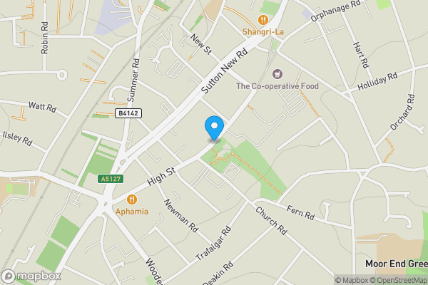 Map location for High Street, Birmingham, West Midlands, B23 6SJ