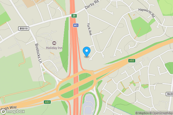 Map location for 12 Richmond Avenue, Sandiacre, Nottingham NG10 5GY