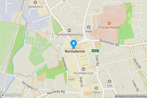 Map location for Barclays Bank 193 High Street Northallerton North Yorkshire, DL7 8LJ