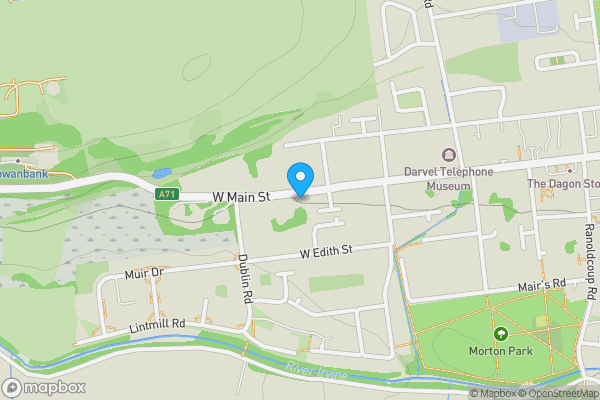 Map location for 117d West Main Street, Darvel, KA17 0HA