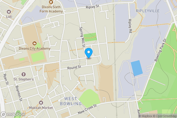 Map location for 254 St. Stephens Road Bradford BD5 7HJ