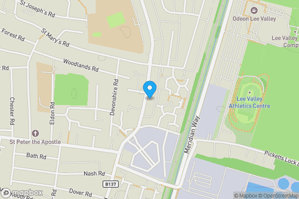 Map location for Land to the Rear of, 267 Nightingale Road, London, N9 8QL