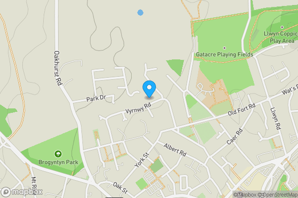 Map location for 40 Vyrnwy Road, Oswestry, SY11 1NT