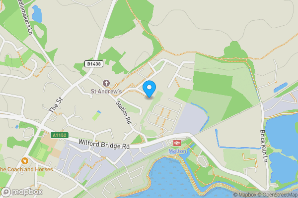 Map location for 22 St. Andrews Place, Melton, Woodbridge, Suffolk, IP12 1PZ