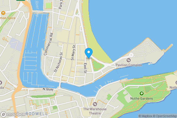Map location for The Bourneville Hotel, 31-32, The Esplanade, WEYMOUTH, Dorset, DT4 8DJ