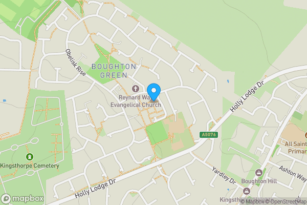 Map location for 37 Hunters Close, Northampton, Northamptonshire NN2 8TH