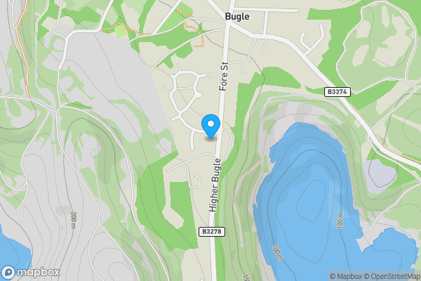 Map location for 33 Carnsmerry, Bugle, St. Austell, Cornwall PL26 8PX