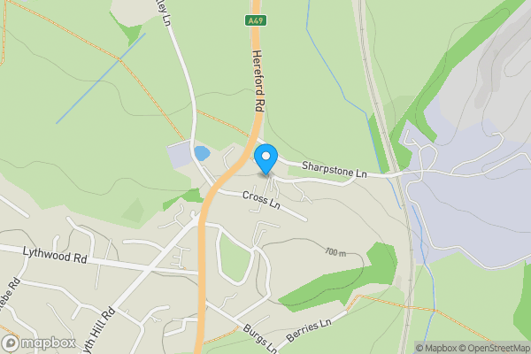 Map location for 8 Sharpstones Lane, Bayston Hill, Shrewsbury, SY3 0AN