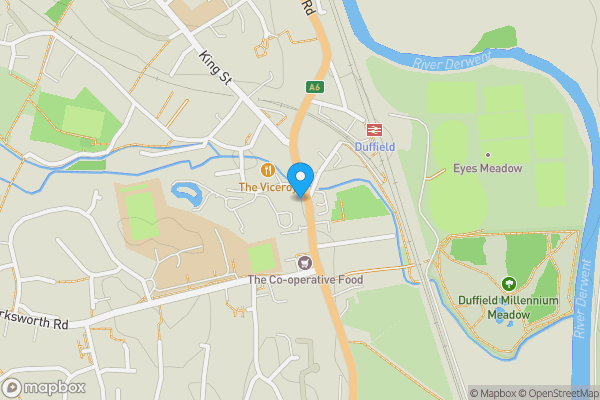 Map location for 22 Town Street, Duffield, Belper, Derbyshire DE56 4EH