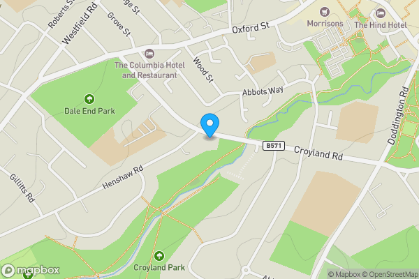 Map location for -