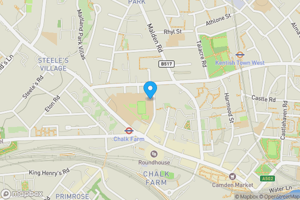 Map location for 11D Crogsland Road, Chalk Farm, London, NW1 8AY