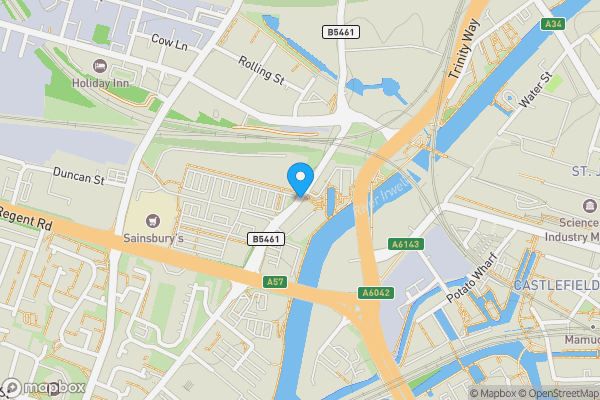 Map location for Ordsall Lane, SALFORD, Lancashire, M5 4XS