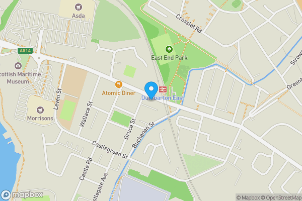 Map location for Glasgow Road, DUMBARTON, Dunbartonshire, G82 1JN