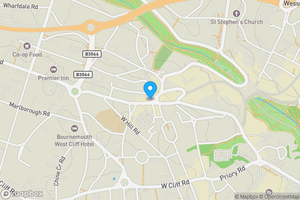 Map location for 2 The Triangle & 10A Norwich Road, Bournemouth, Dorset, BH2 5RY