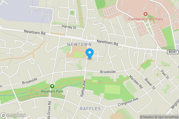 Map location for 248 Raffles Avenue, Carlisle, Cumbria CA2 7EQ