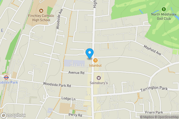 Map location for Malt & Hops, 891 High Road, North Finchley, London N12 8QA