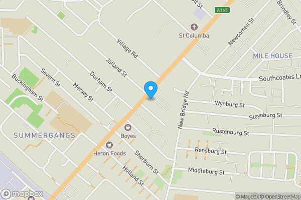 Map location for 336 Holderness Road Hull East Riding of Yorkshire HU9 3DQ