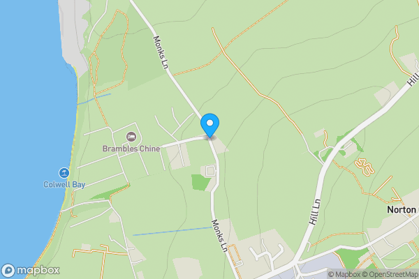 Map location for Monks Lane, FRESHWATER, Isle of Wight, PO40 9SG