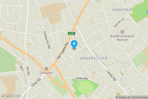 Map location for Charnwood Road, BRADFORD, West Yorkshire, BD2 3EE