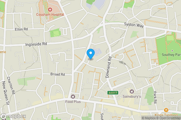 Map location for Workshop adj. 1,
                                Seymour Road, Kingswood,
                                Bristol, BS15 1SD